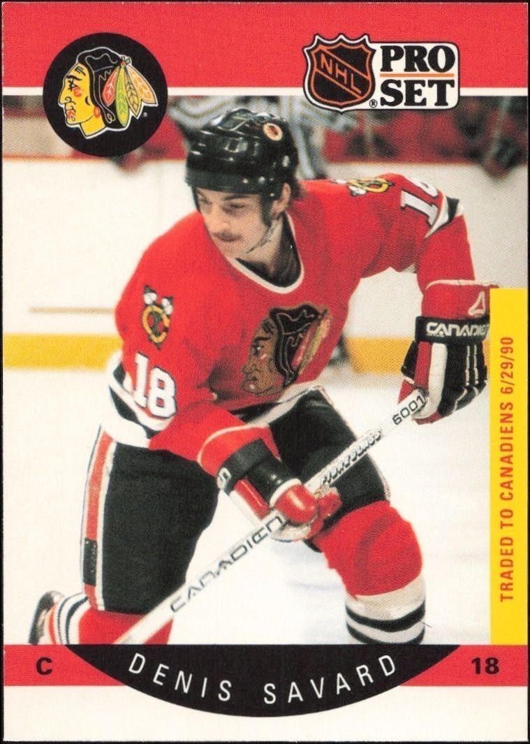 1990-91 Pro-Set Denis Savard #59 trading card