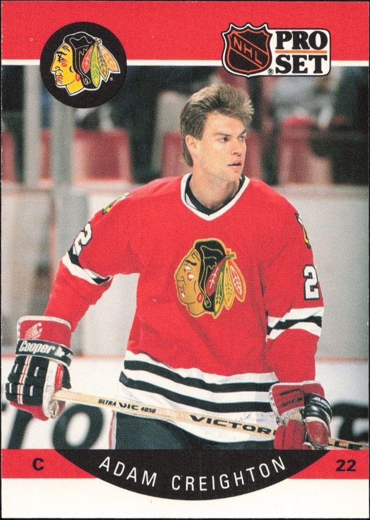 1990-91 Pro-Set Adam Creighton #50 trading card