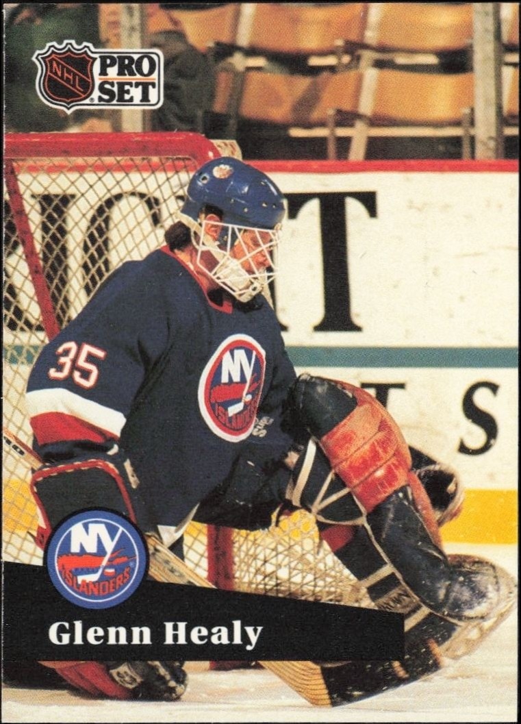 1991-92 Pro-Set Series 1 Glenn Healy #153 trading card