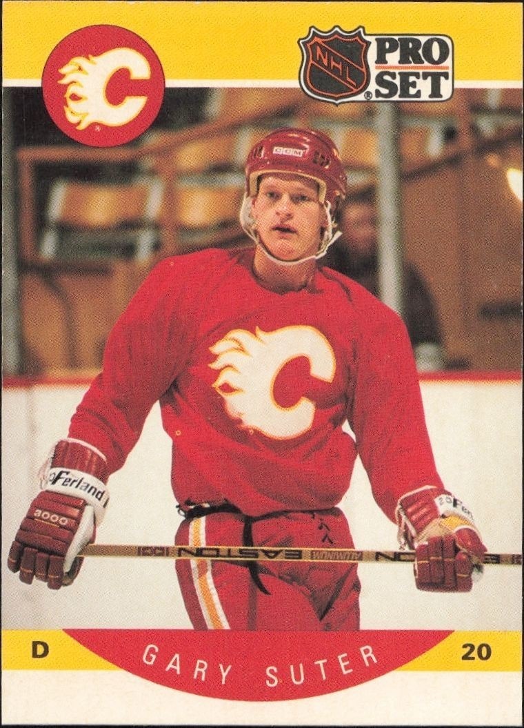 1990-91 Pro-Set Gary Suter #46 trading card