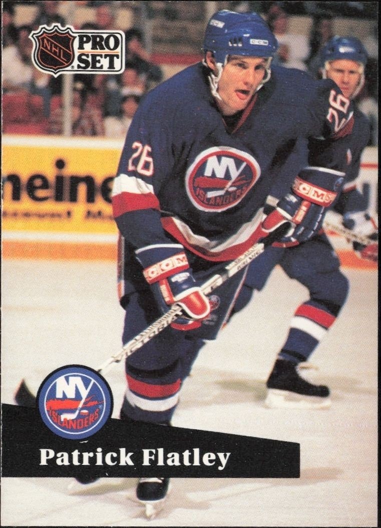 1991-92 Pro-Set Series 1 Patrick Flatley #152 trading card