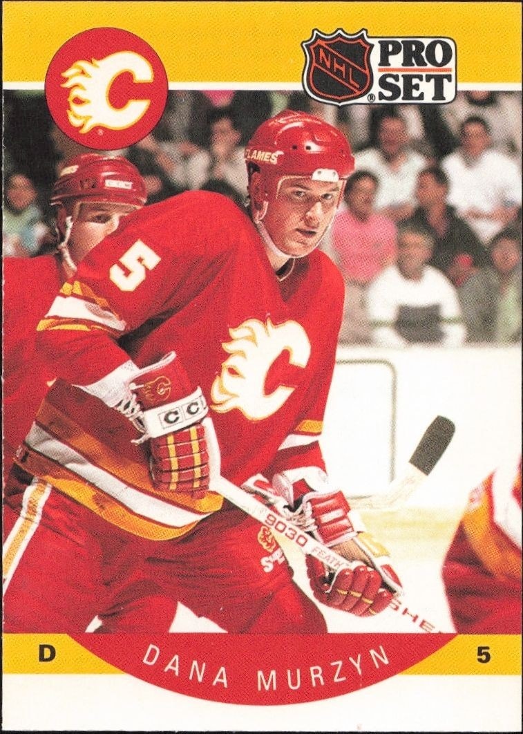1990-91 Pro-Set Dana Murzyn #41 trading card