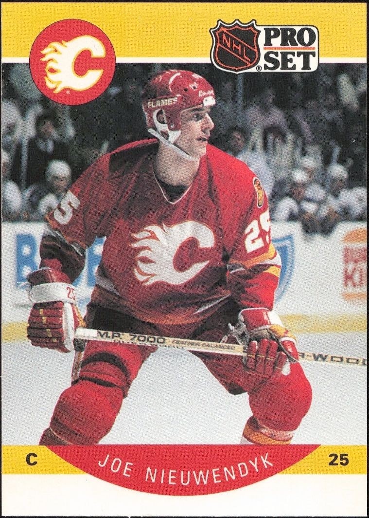 1990-91 Pro-Set Joe Nieuwendyk #42 trading card