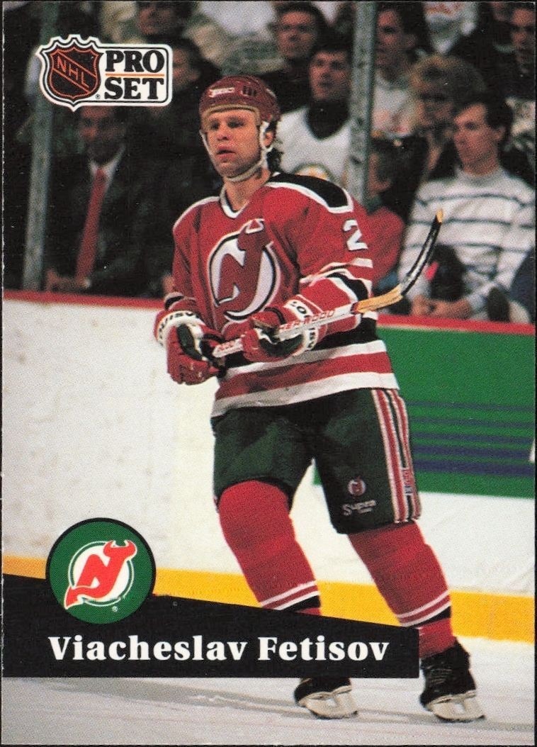 1991-92 Pro-Set Series 1 Viacheslav Fetisov #142 trading card