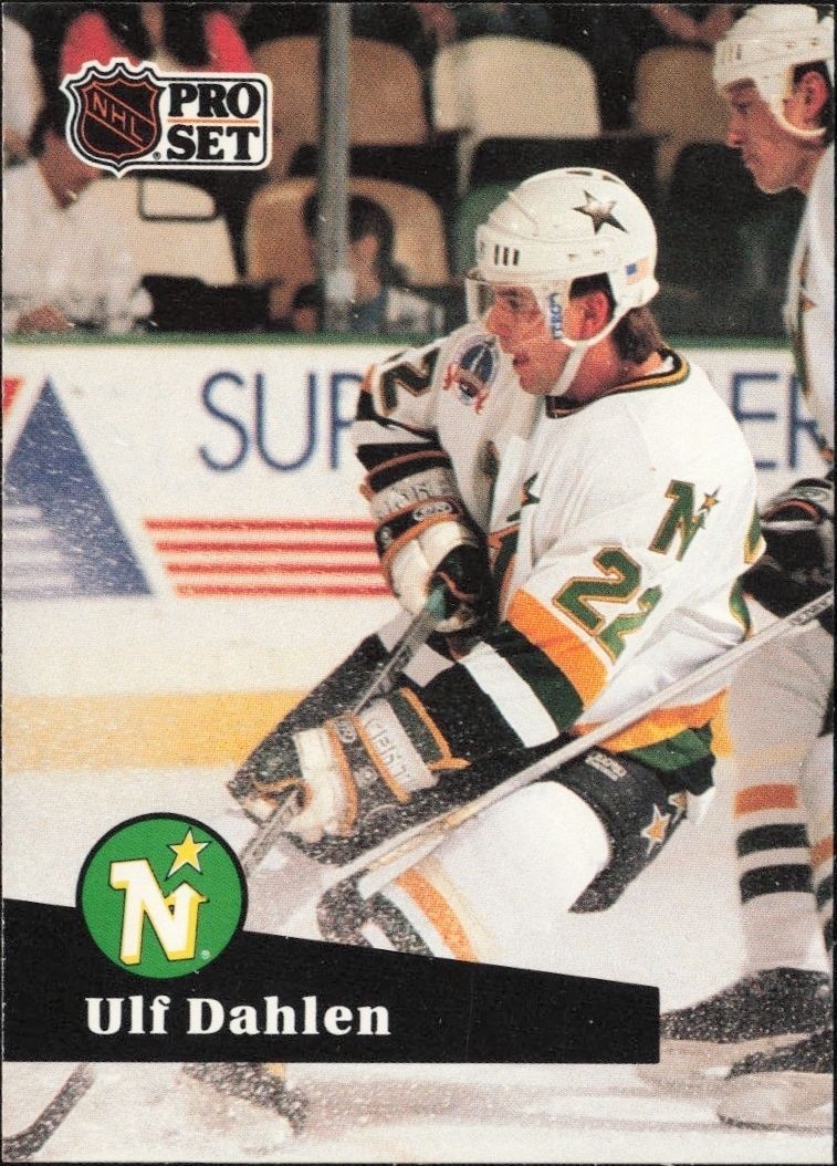 1991-92 Pro-Set Series 1 Ulf Dahlen #106 trading card