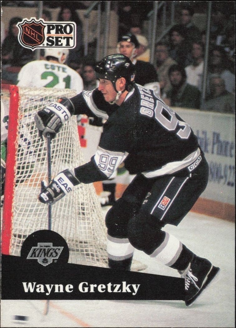 1991-92 Pro-Set Series 1 Wayne Gretzky #101 trading card