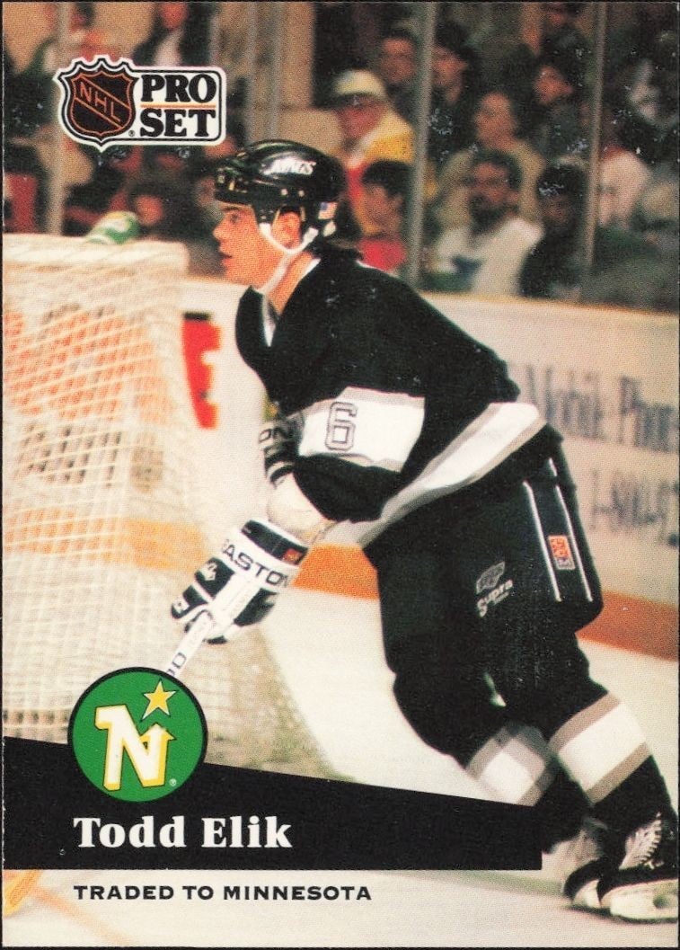 1991-92 Pro-Set Series 1 Todd Elik #94 trading card