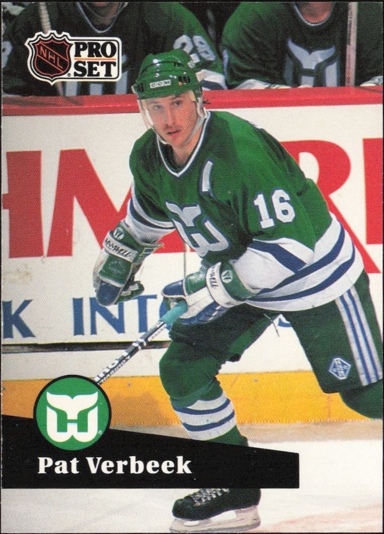 1991-92 Pro-Set Series 1 Pat Verbeek #86 trading card