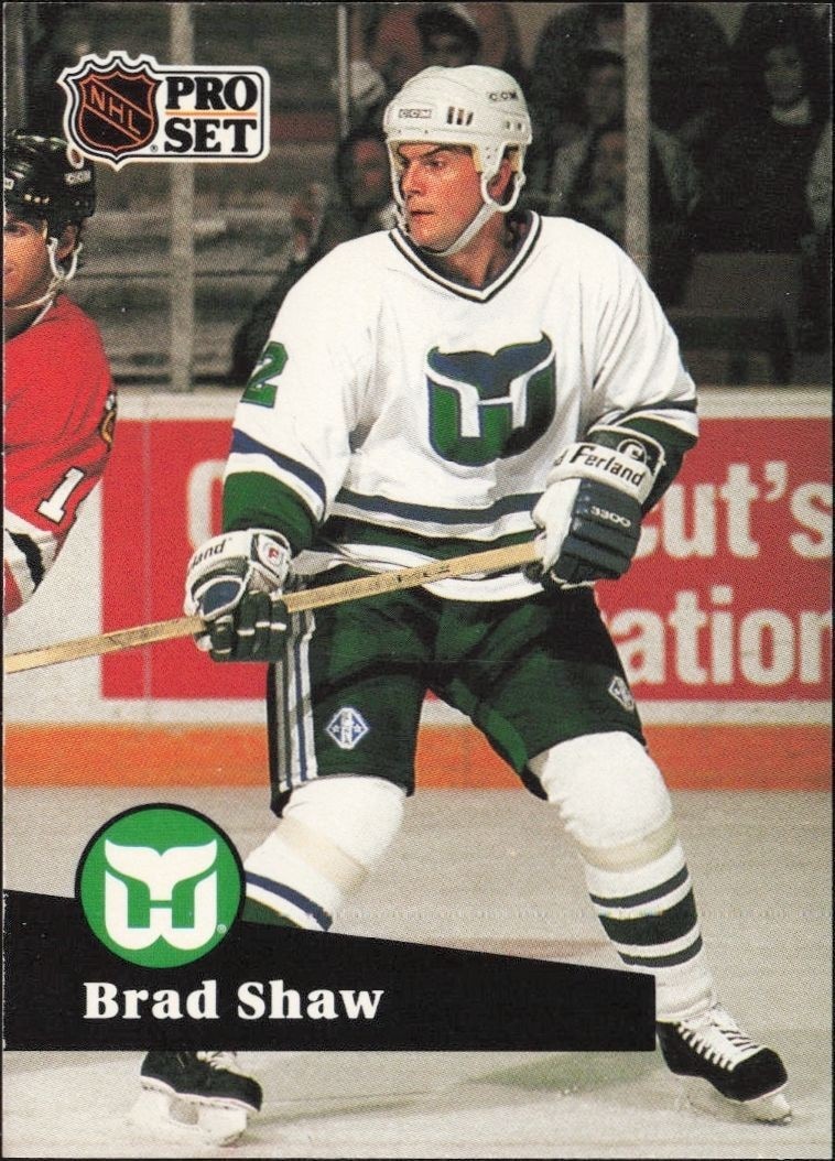1991-92 Pro-Set Series 1 Brad Shaw #87 trading card