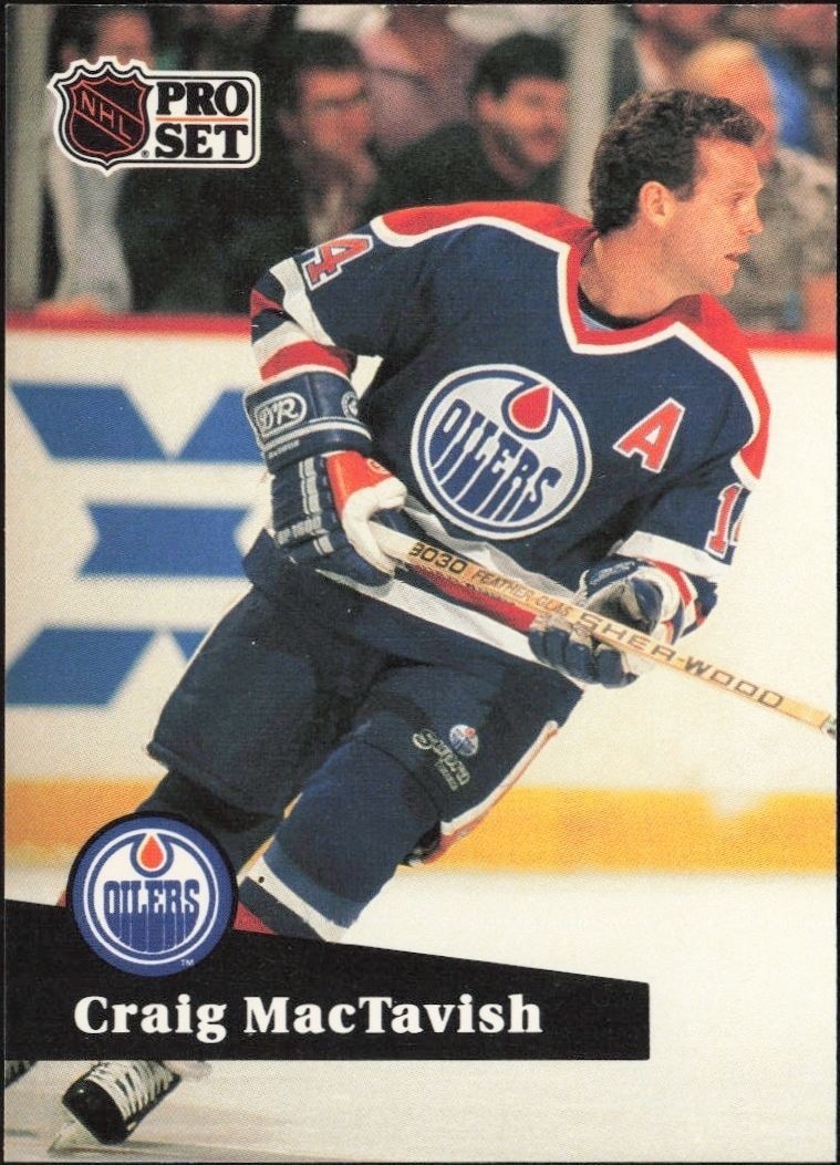 1991-92 Pro-Set Series 1 Craig MacTavish #77 trading card