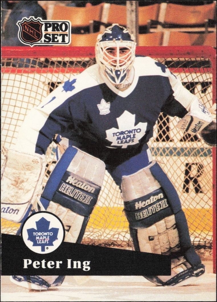 1991-92 Pro-Set Series 1 Peter Ing #222 trading card