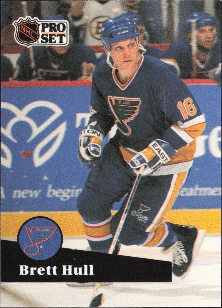 1991-92 Pro-Set Series 1 Brett Hull #215 trading card