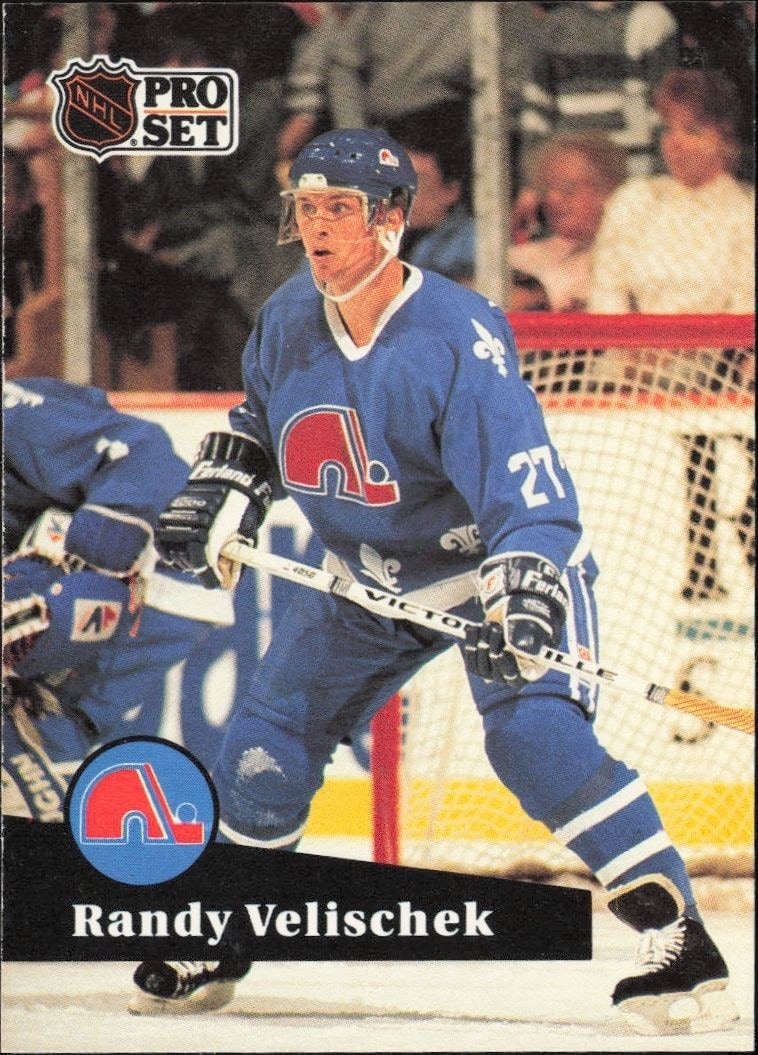 1991-92 Pro-Set Series 1 Randy Velischek #206 trading card
