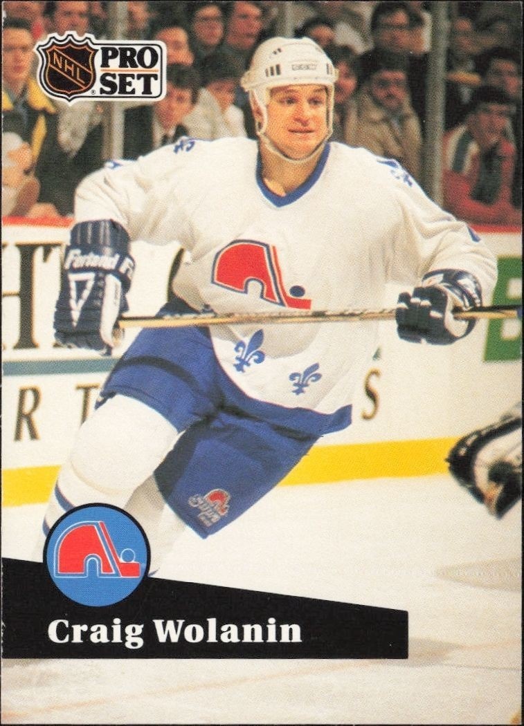 1991-92 Pro-Set Series 1 Craig Wolanin #203 trading card