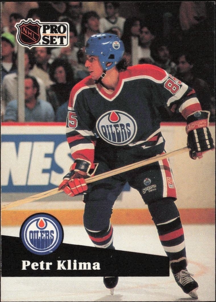1991-92 Pro-Set Series 1 Petr Klima #72 trading card