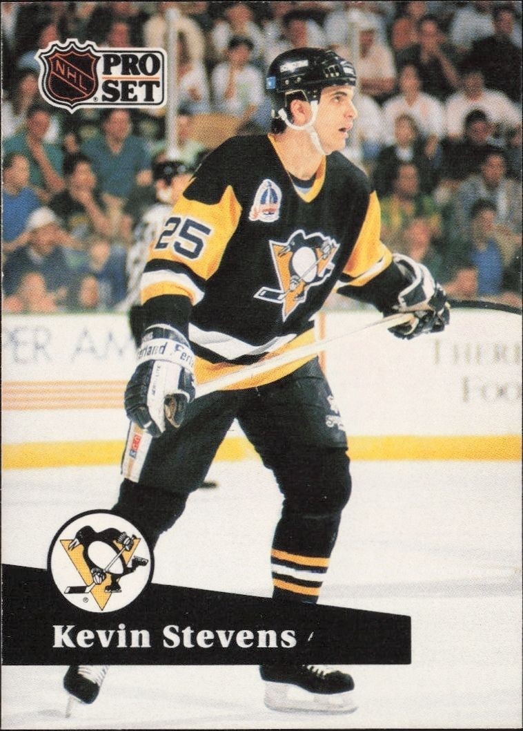 1991-92 Pro-Set Series 1 Kevin Stevens #185 trading card
