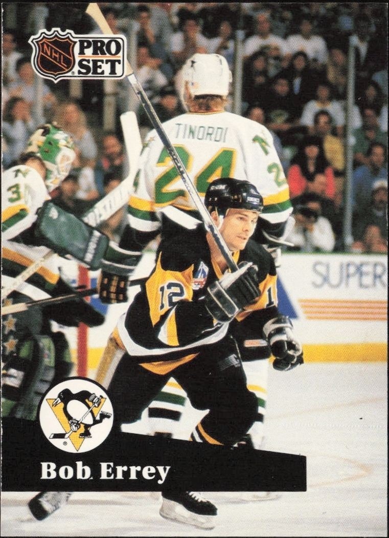 1991-92 Pro-Set Series 1 Bob Errey #187 trading card