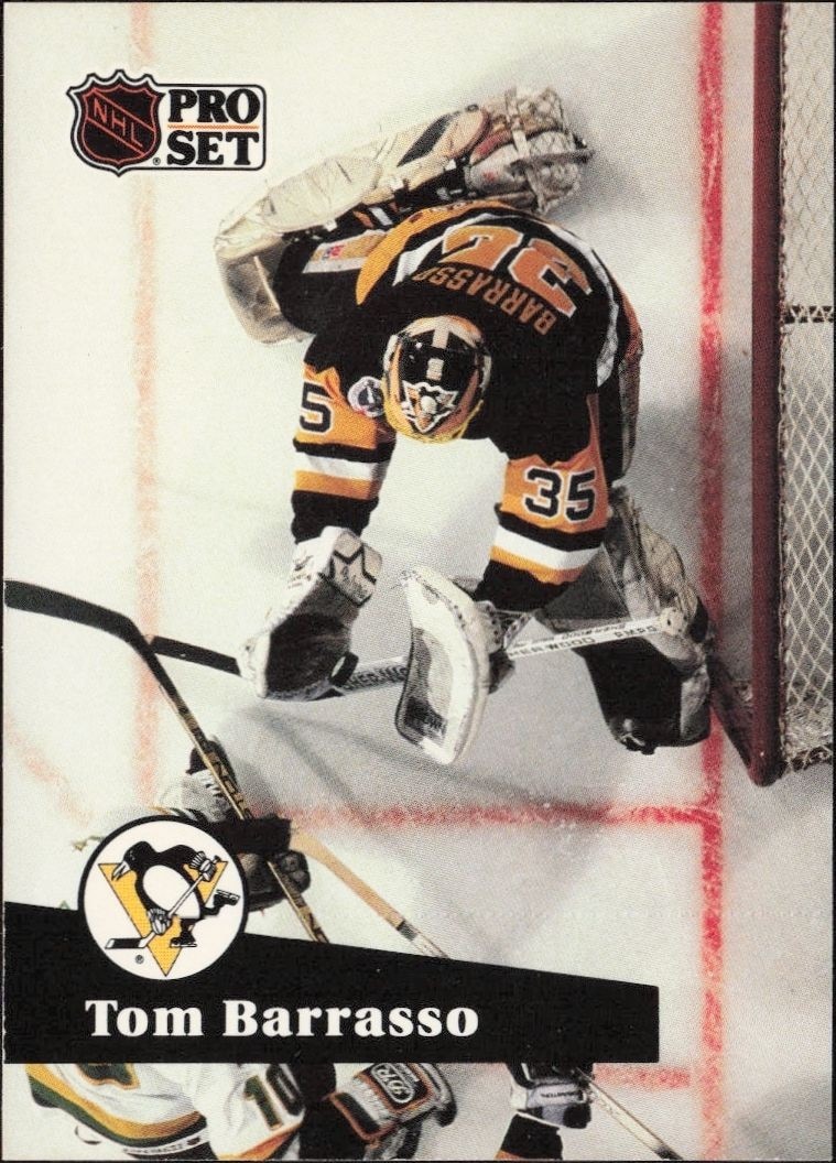 1991-92 Pro-Set Series 1 Tom Barrasso #186 trading card