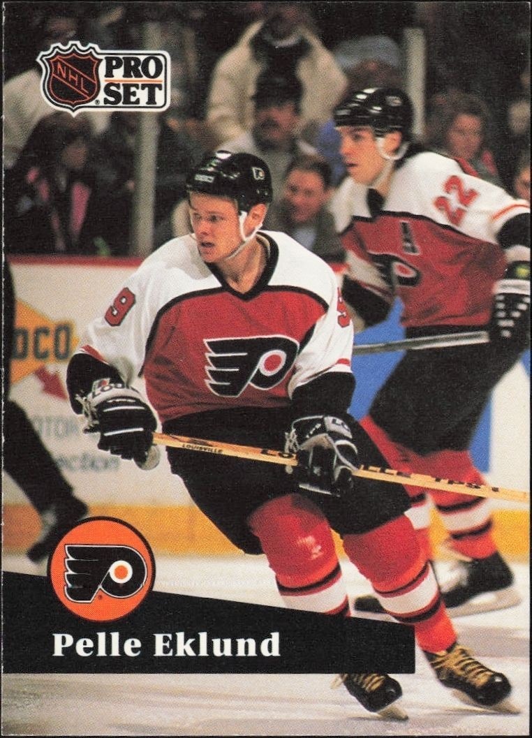1991-92 Pro-Set Series 1 Pelle Eklund #179 trading card
