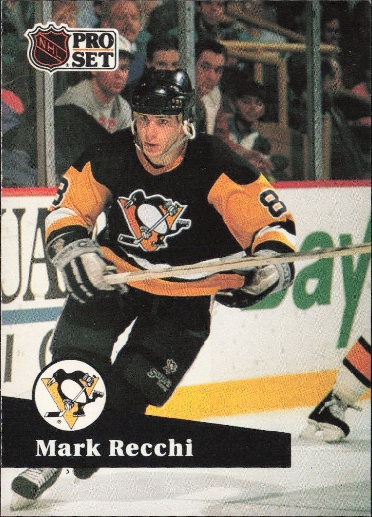 1991-92 Pro-Set Series 1 Mark Recchi #184 trading card