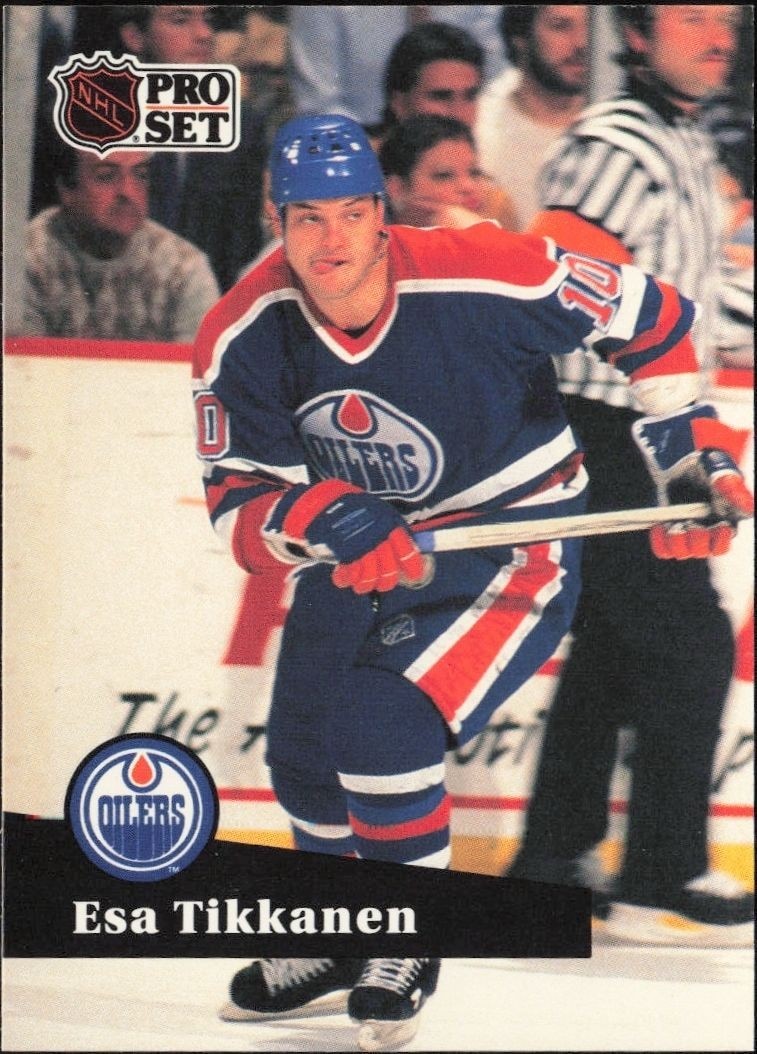 1991-92 Pro-Set Series 1 Esa Tikkanen #71 trading card