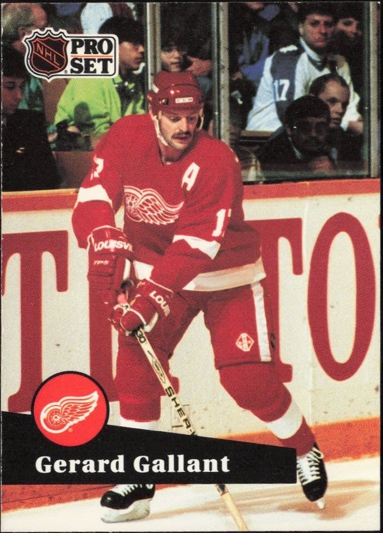 1991-92 Pro-Set Series 1 Gerard Gallant #63 trading card