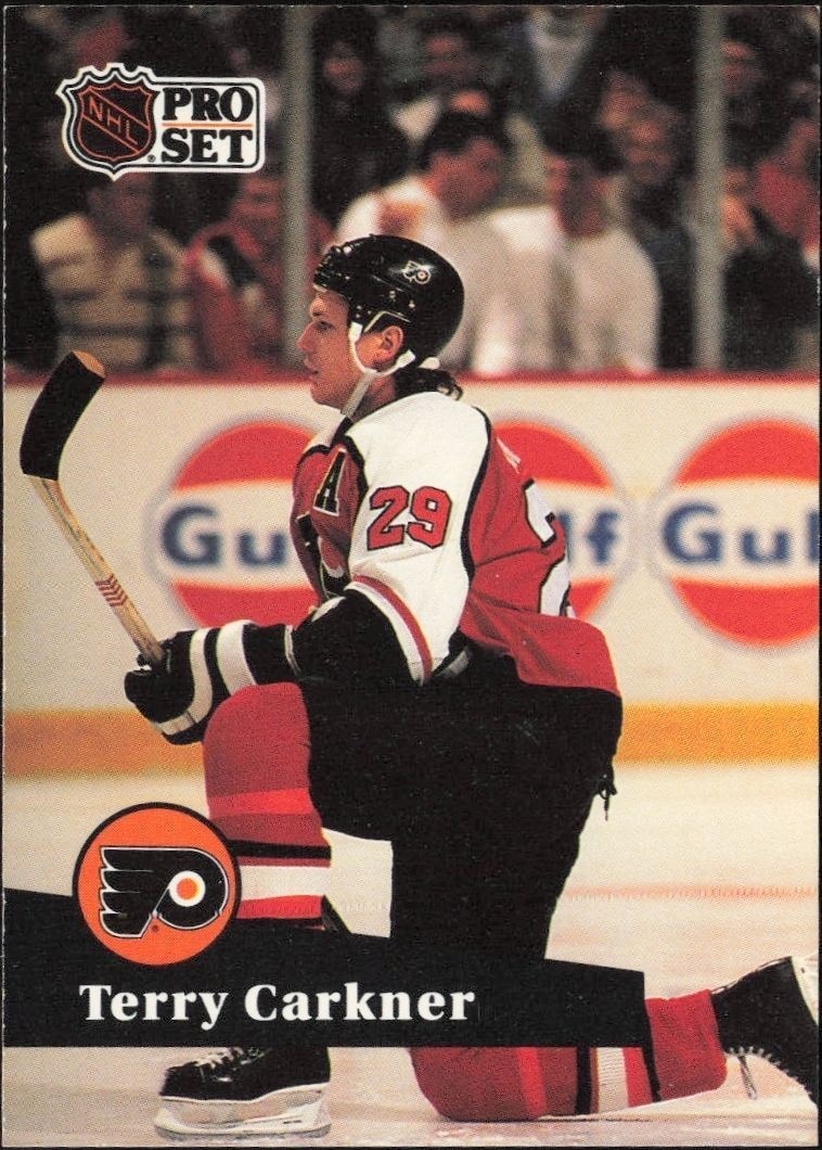 1991-92 Pro-Set Series 1 Terry Carkner #173 trading card