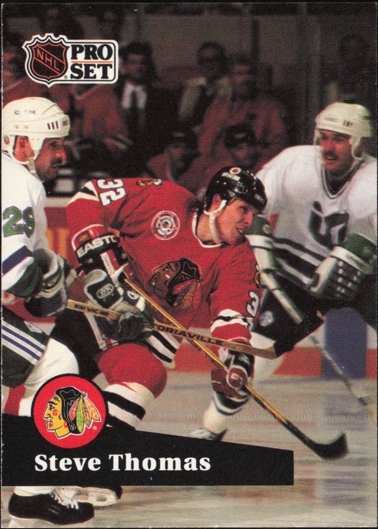 1991-92 Pro-Set Series 1 Steve Thomas #45 trading card