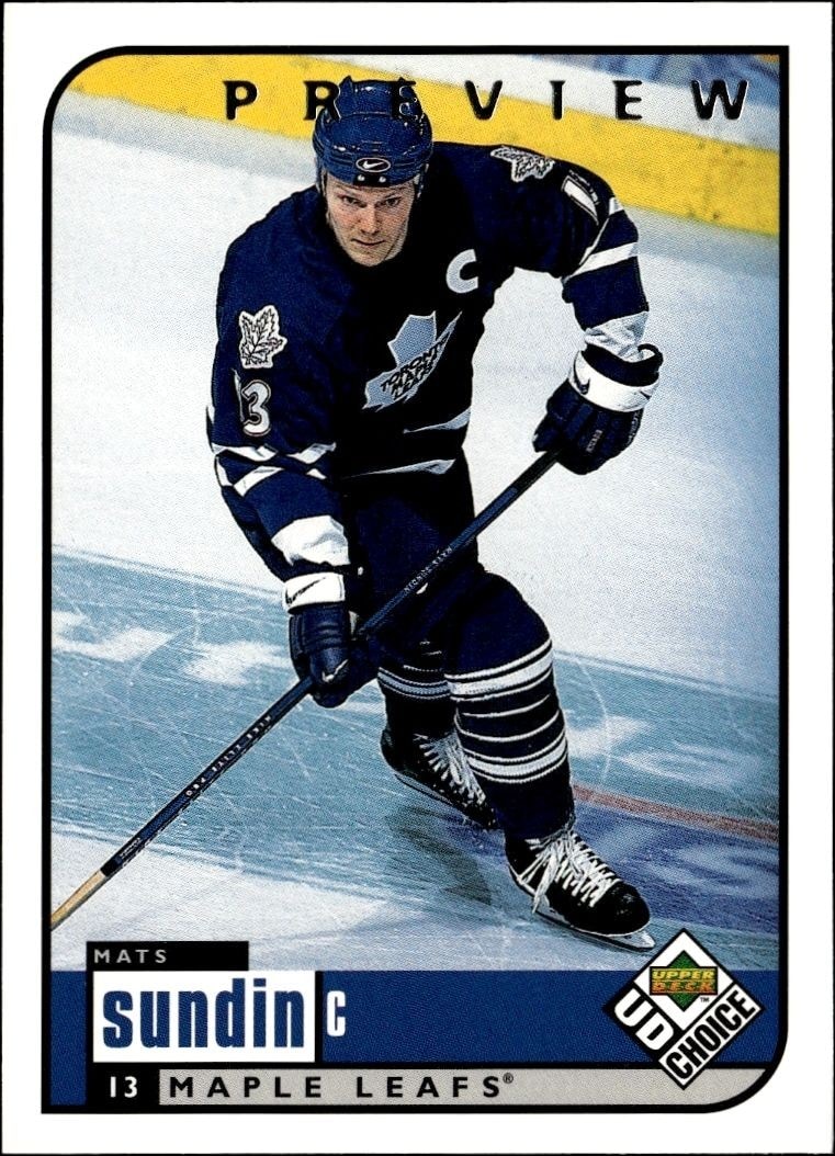 1998-99 Upper-Deck Choice Preview Mats Sundin #203 trading card