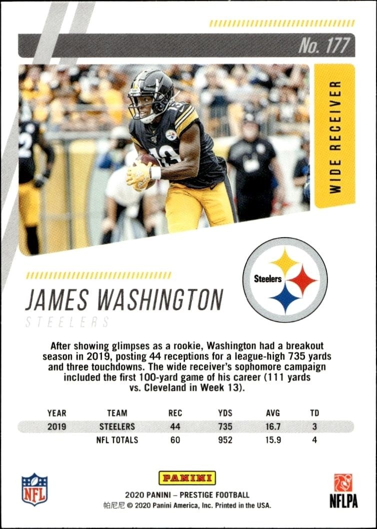 2020 Panini Brandon Jones #249 football trading card back