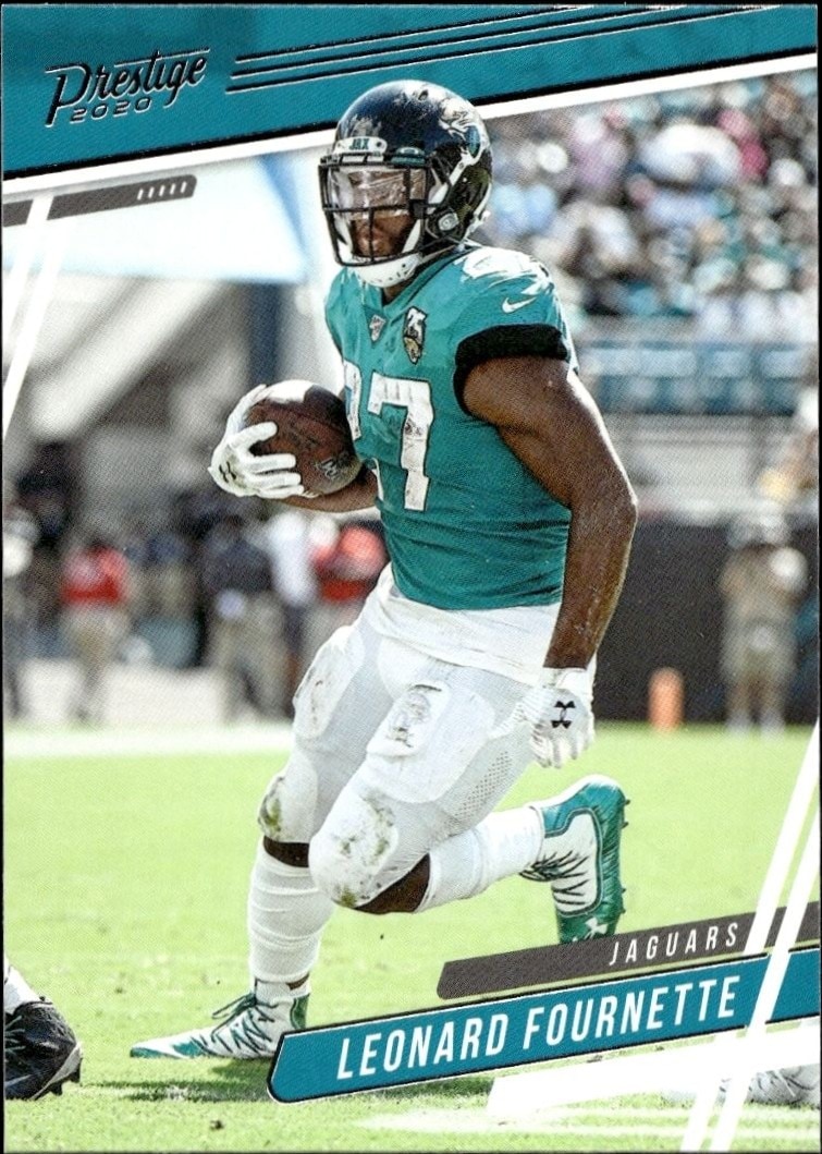2020 Panini Leonard Fournette #107 trading card