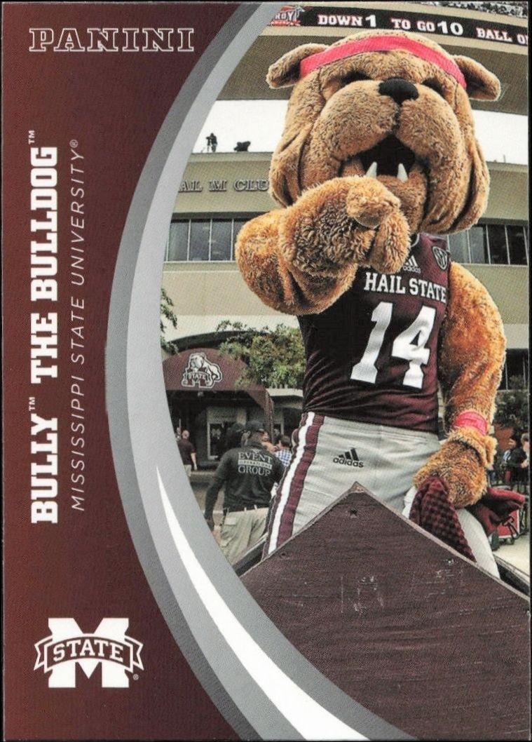 2016 Panini Mississippi State Bully The Bulldog #1 trading card