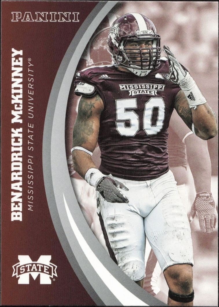 2016 Panini Mississippi State Benardrick McKinney #12 trading card