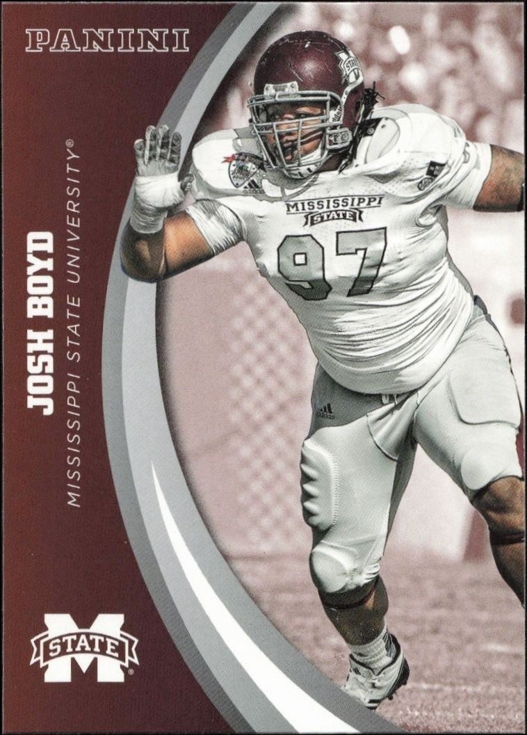 2016 Panini Mississippi State Josh Boyd #20 trading card