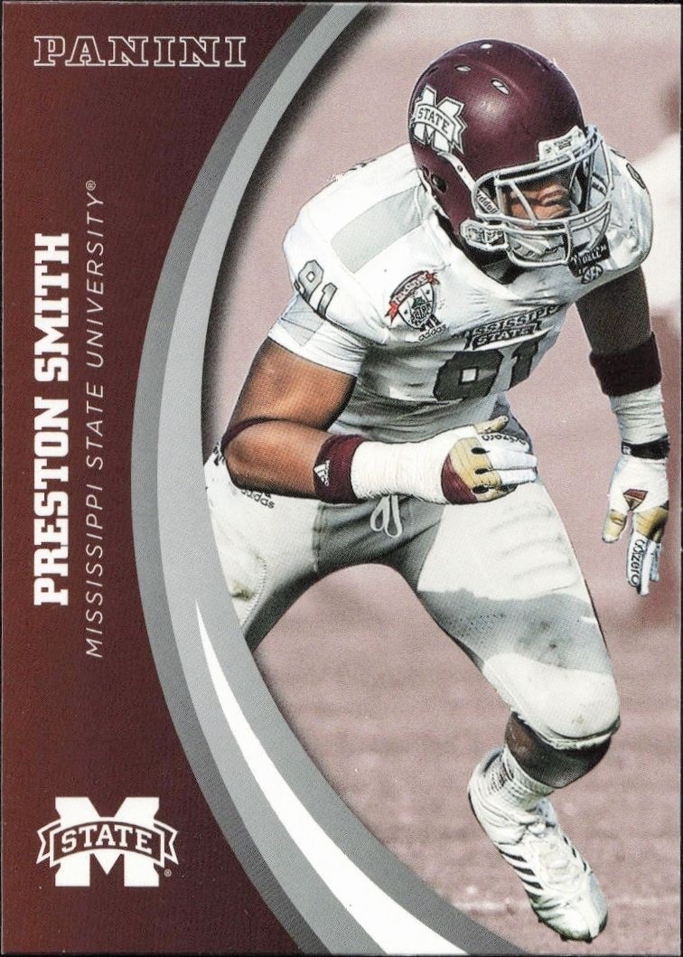 2016 Panini Mississippi State Preston Smith #27 trading card