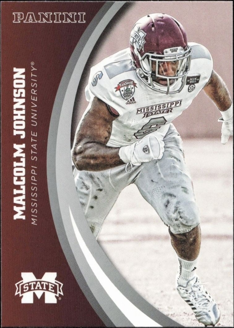 2016 Panini Mississippi State Malcolm Johnson #24 trading card