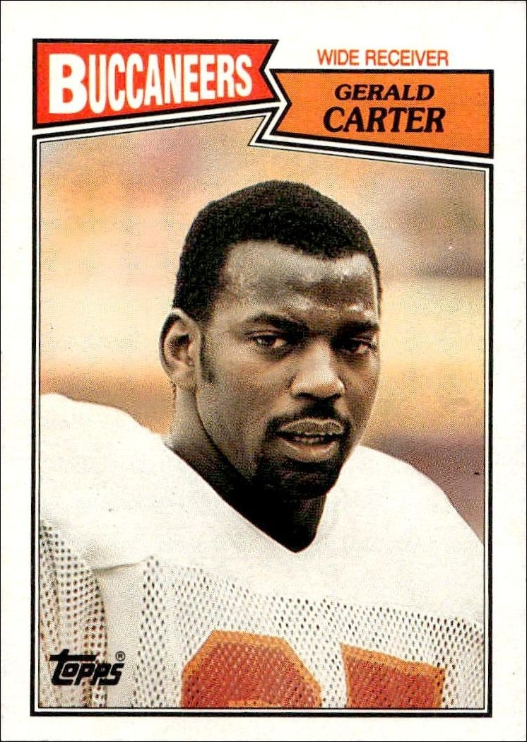 1987 Topps Gerald Carter #387 trading card