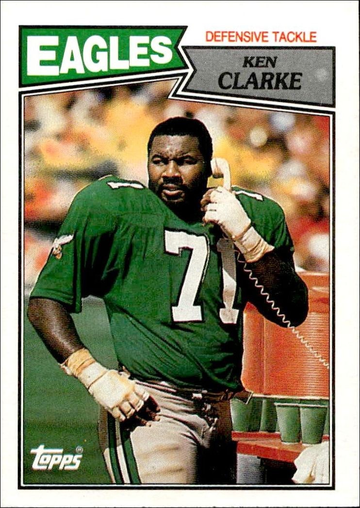 1987 Topps Ken Clarke #302 trading card