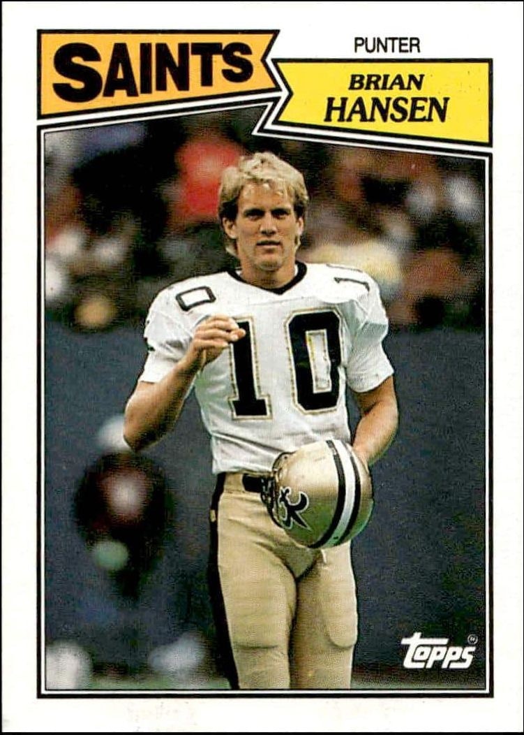 1987 Topps Brian Hansen #278 trading card