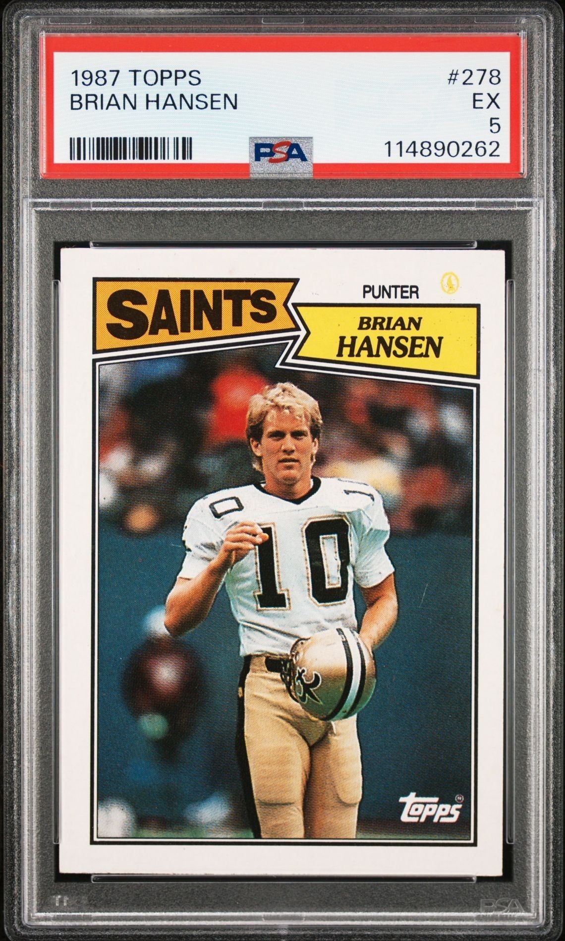 1987 Topps Brian Hansen #278 trading card