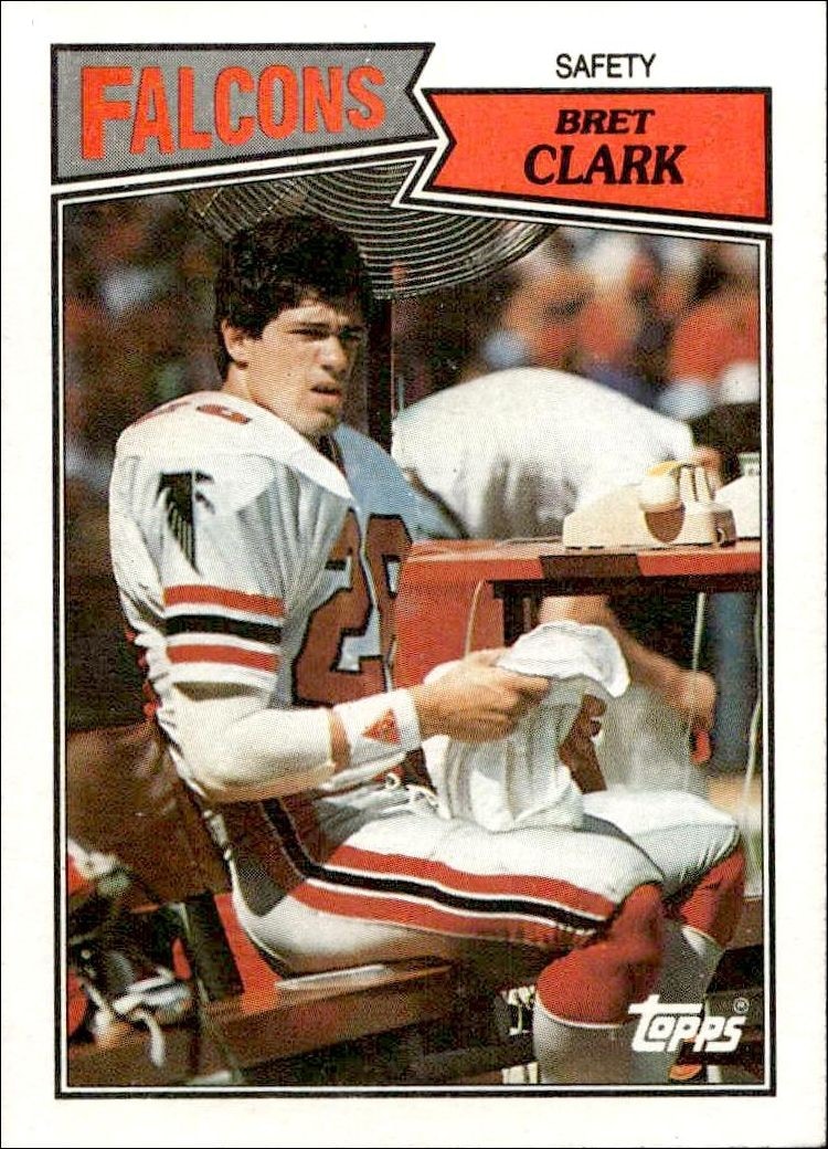 1987 Topps Bret Clark #258 trading card