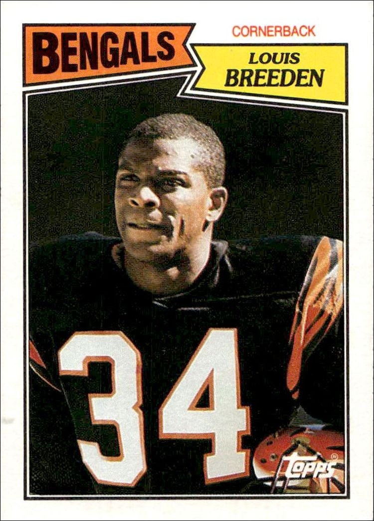1987 Topps Louis Breeden #197 trading card