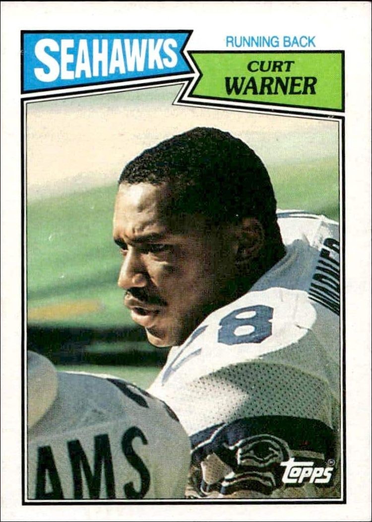 1987 Topps Curt Warner #174 trading card