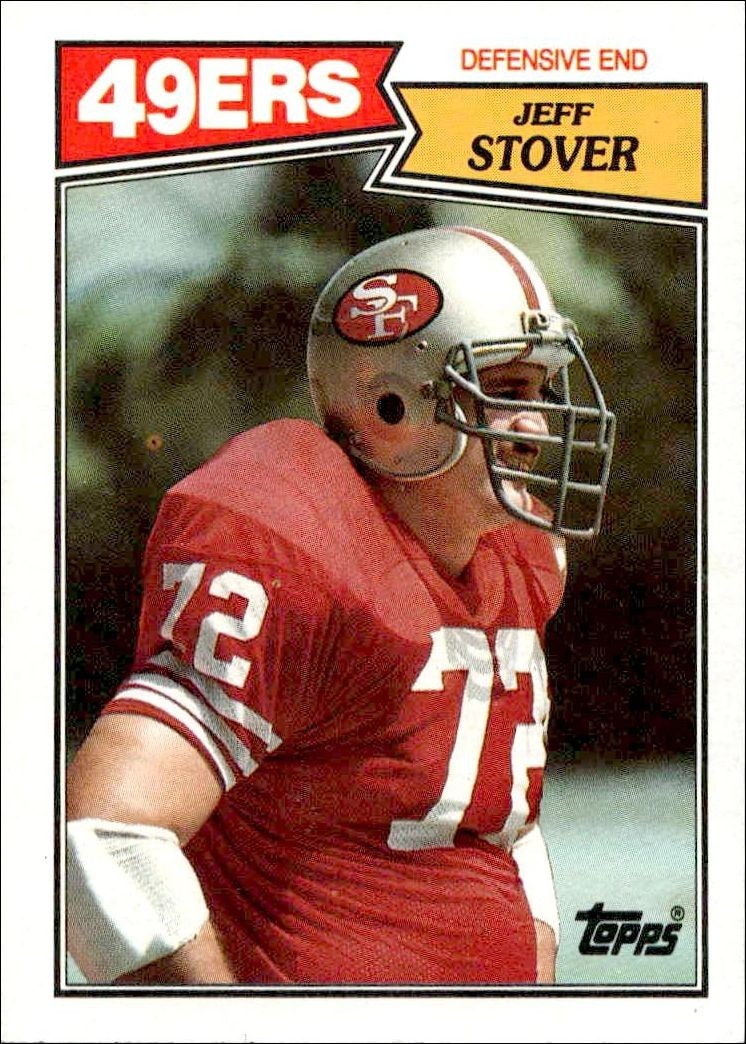 1987 Topps Jeff Stover #119 trading card