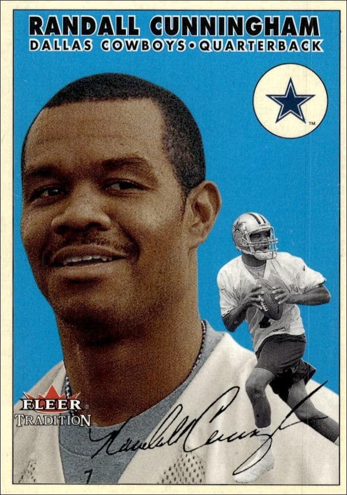 2000 Fleer Tradition Glossy Randall Cunningham #303 trading card