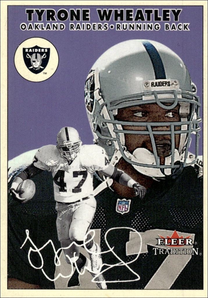 2000 Fleer Tradition Glossy Tyrone Wheatley #271 trading card