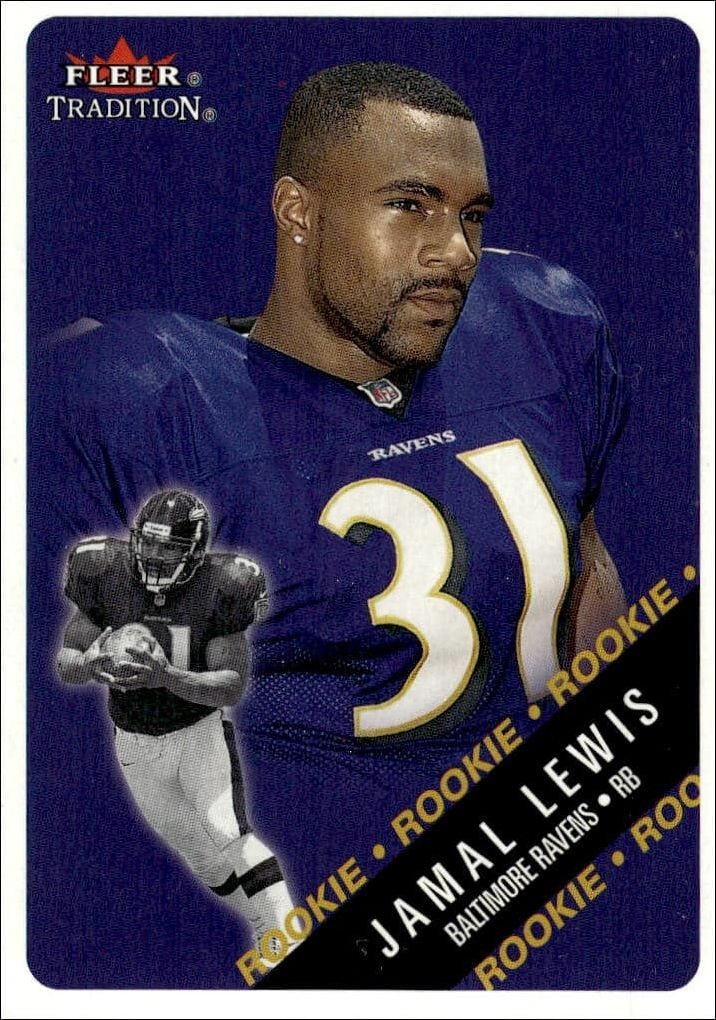 2000 Fleer Tradition Glossy Jamal Lewis #306 trading card