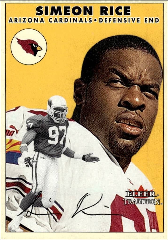 2000 Fleer Tradition Glossy Simeon Rice #59 trading card