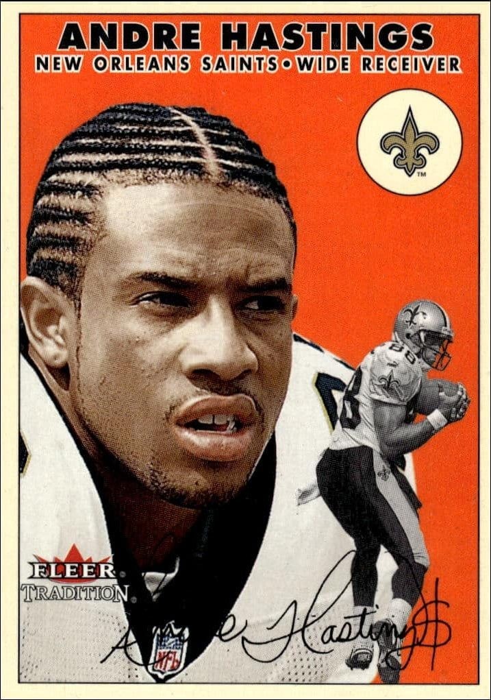 2000 Fleer Tradition Glossy Andre Hastings #192 trading card