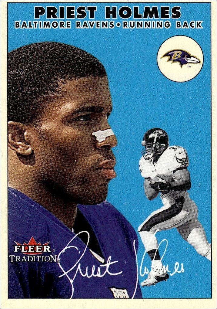 2000 Fleer Tradition Glossy Priest Holmes #64 trading card